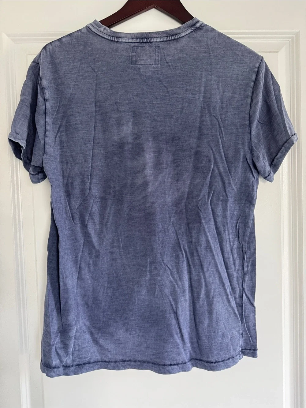 GU Polo Ralph Lauren Blue Logo Short Sleeve Shirt S